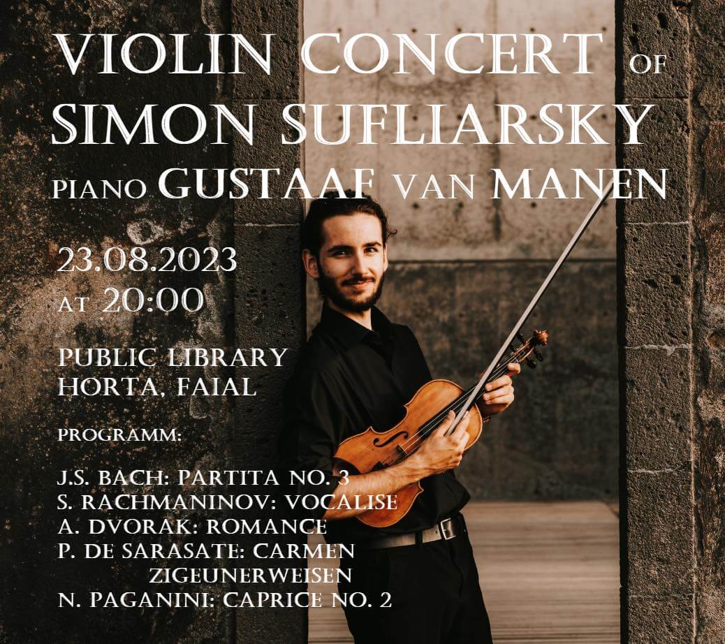 Violin Concert in the Library - Visit Faial, the best destination